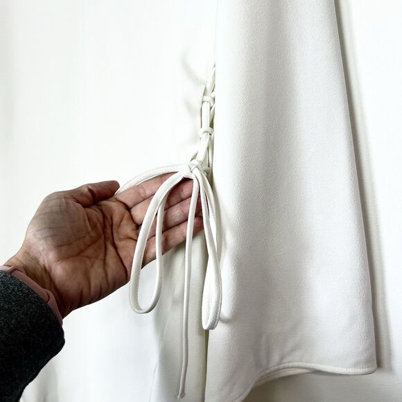 Finders Keepers Fly Away Dress White Long Sleeve Women’s S - Picture 5 of 15